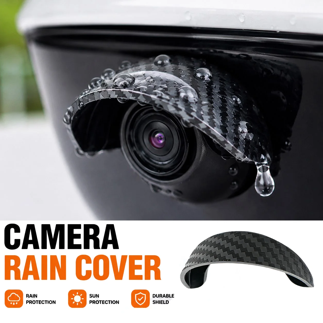 Camera Lens Protector - Universeller Wasserdichter Kratzfester 360° Panorama-Rückfahrkamera-Objektivschutz Auto-Außenzubehör