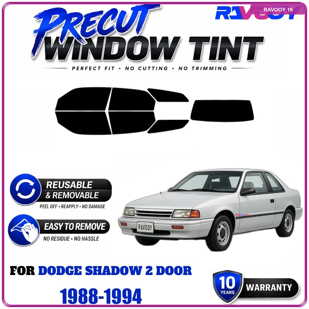 Air Bubble Remover - RAVOOY Vorgeschnittene Fensterfolie, Wiederverwendbare Abnehmbare EPU-Folie,