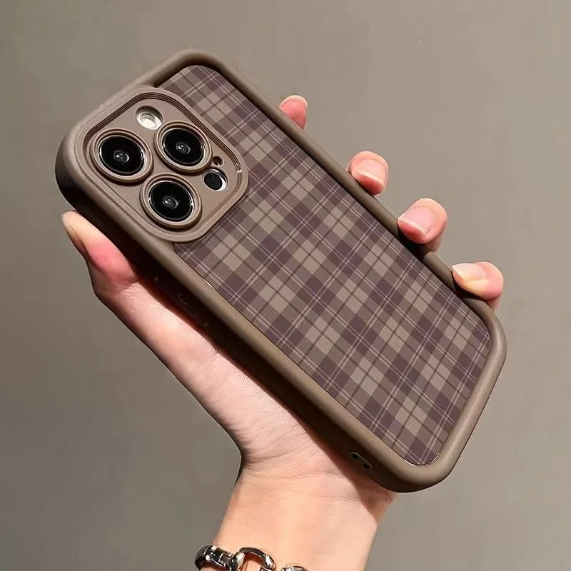 Samsung Galaxy A55 - Retro-Karo-Handyhüllen für Samsung Galaxy S26 S25