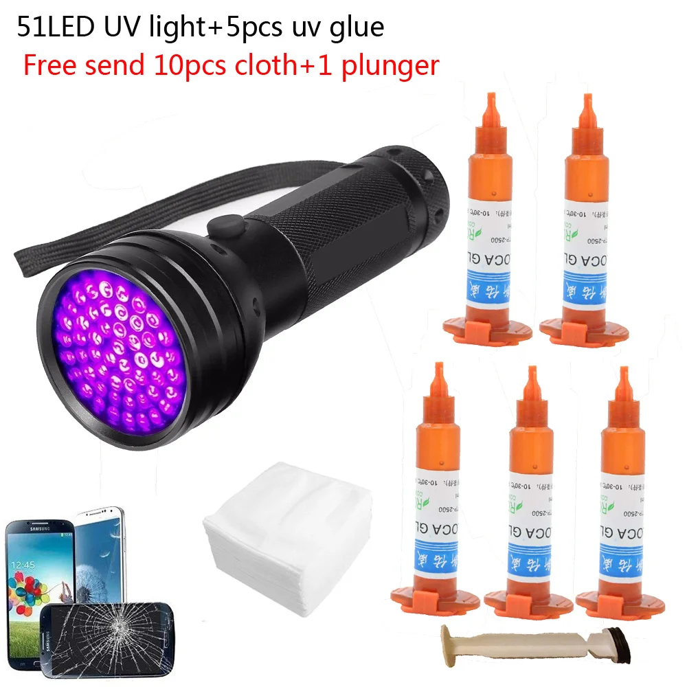 51 LED UV-Licht 5 Stück/Los 5g – Liquid Uv Glue Kit Bewertung und Preis