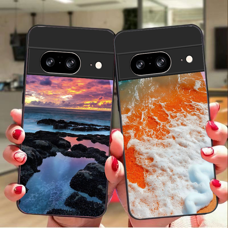 Küsten-Sonnenuntergangslandsch – Google Pixel 9 Bewertung und Preis